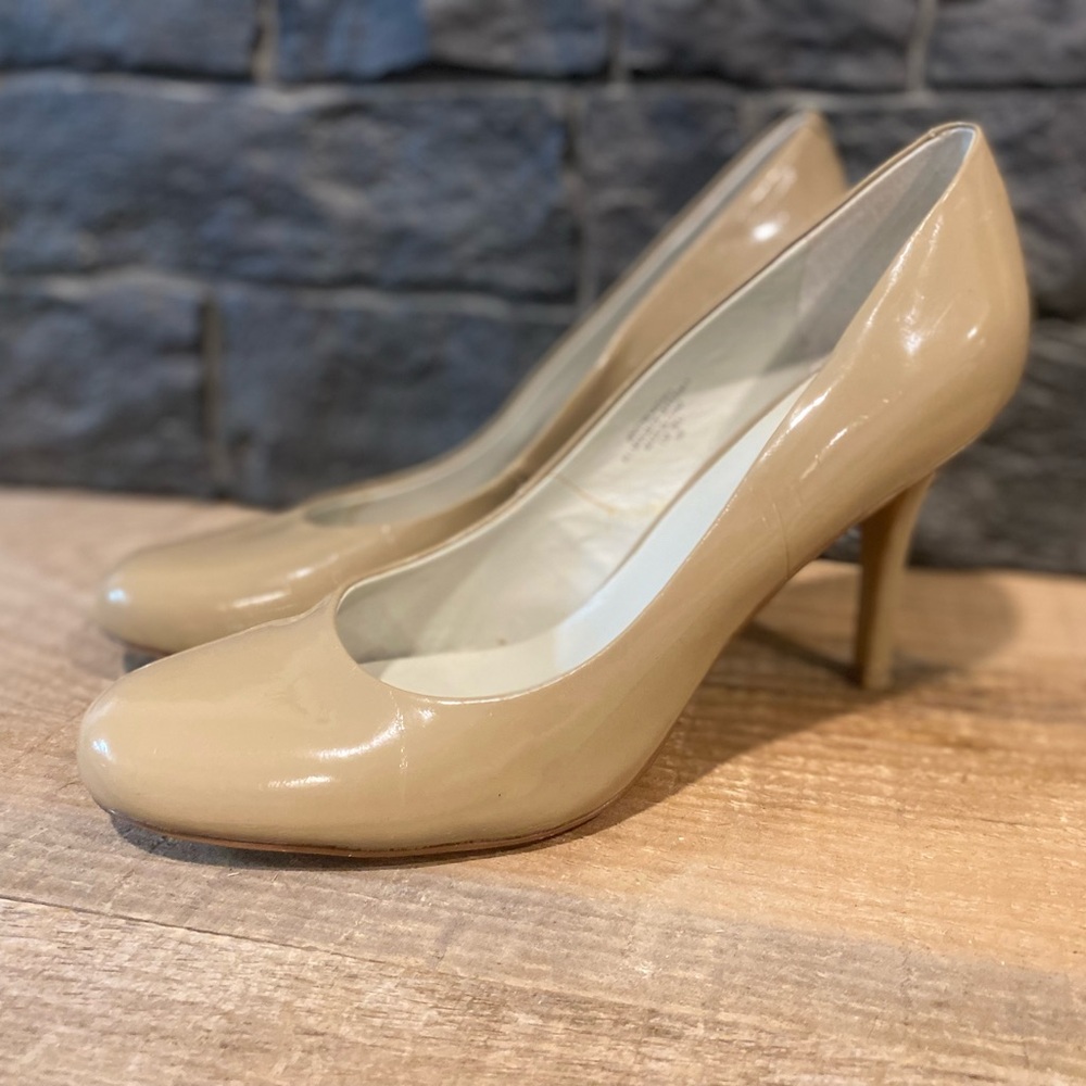 Womens Nine West Tan Pumps